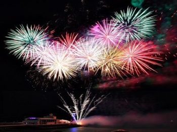 Fuochi d'artificio Como