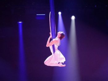 Un'evento acrobatico sul Lago di Como